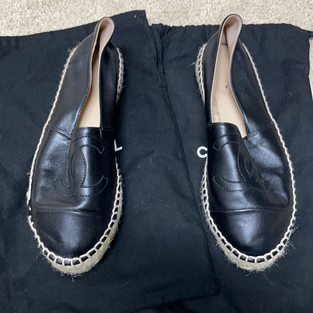 Chanel Lambskin Espadrilles